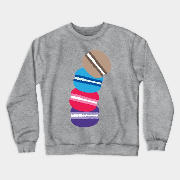 Colorful macaron Crewneck Sweatshirt by CindyS